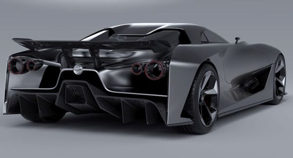 2018 - Nissan Gtr Concept Rear View