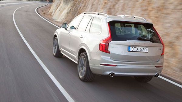 Rear View of 2015 Volvo - XC90 T8