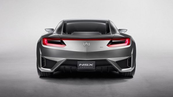 Rear View of Acura NSX - 2016 