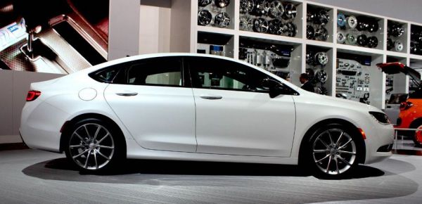 Side View of Chrysler 100 sedan 2016 