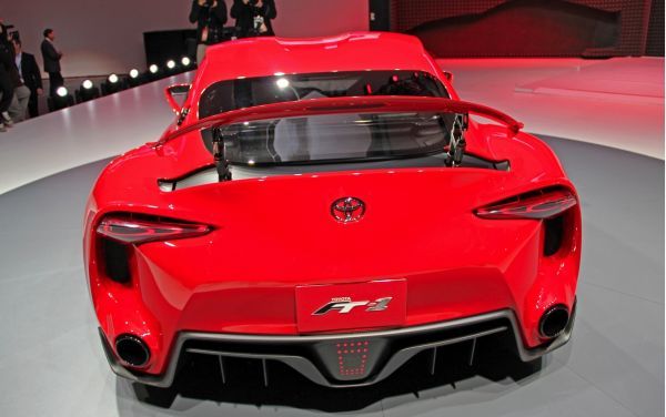 Rear View of 2015 Toyota FT-1 Graphite Concept