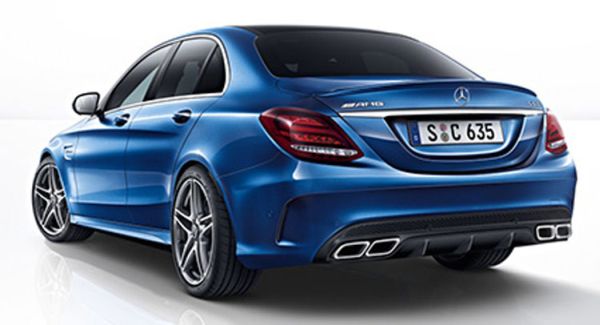 2015 New Mercedes-Benz C63 AMG Rear View