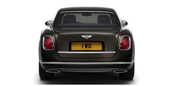 Rear View of 2015 Bentley Mulsanne