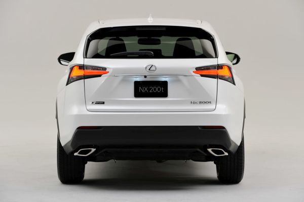 Rear View of 2015 Lexus NX 200t