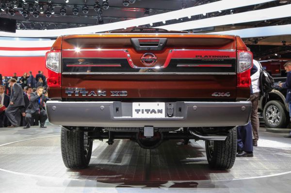 Rear View of 2016 Nissan Titan XD