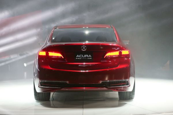Rear View of  2015 Acura TLX