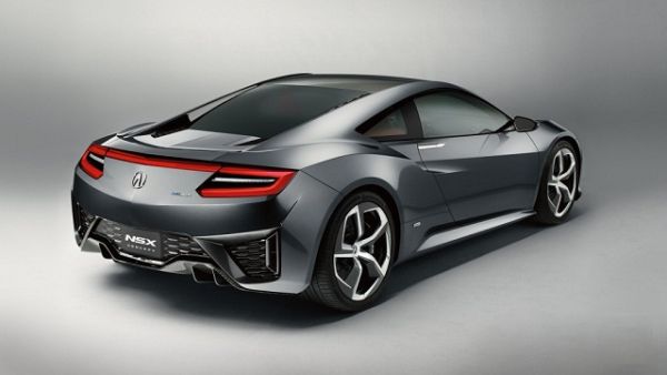 Rear View of  2017 Acura NSX Type R