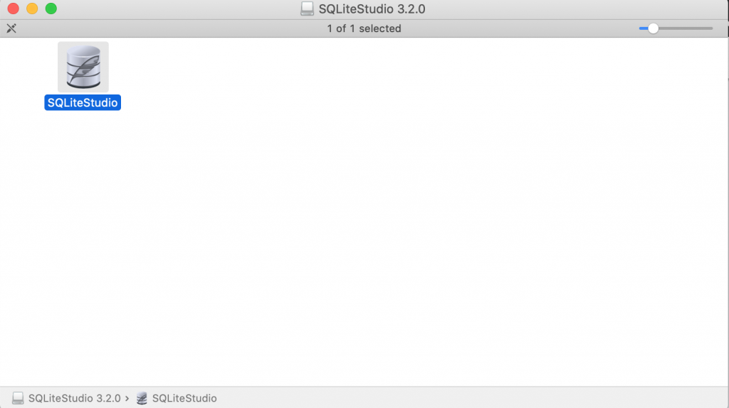 SQLiteStudio installation file in Finder (Photo by AZ World News)