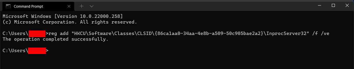 The Command-line in Win terminal The Command-line in Windows terminal