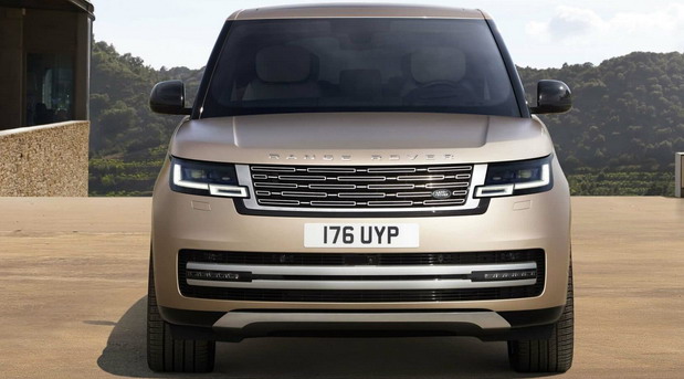 New 2023 Range Rover SUV front view New 2023 Range Rover SUV front view