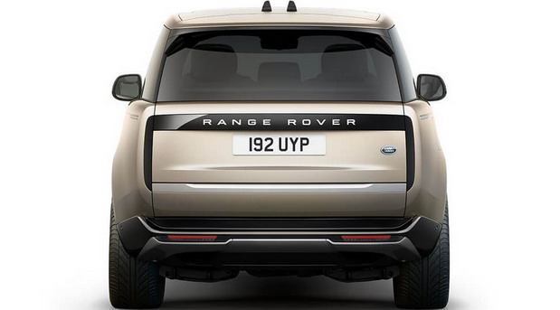 New 2023 Range Rover SUV rear view New 2023 Range Rover SUV rear view