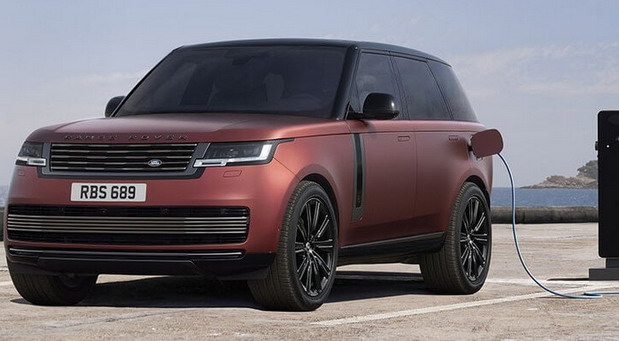 Range Rover2023 EV front side view Range Rover 2023 EV front side view