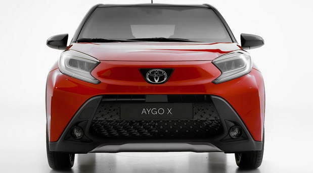 New 2022 Toyota Aygo X SUV front view