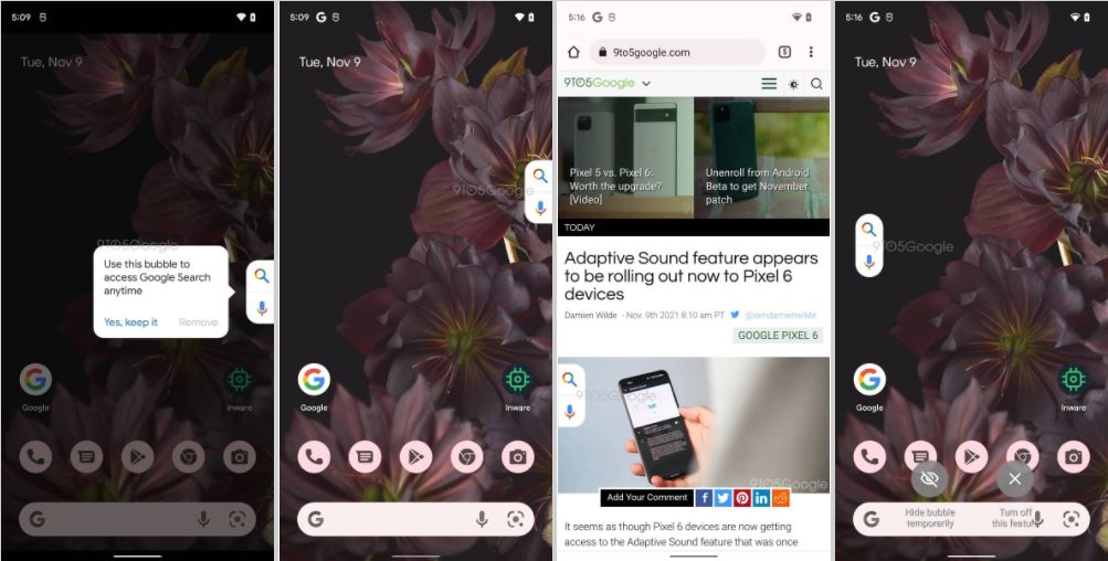 Google search shortcut for Android phones Google is developing a floating chat-style search shortcut for Android phones