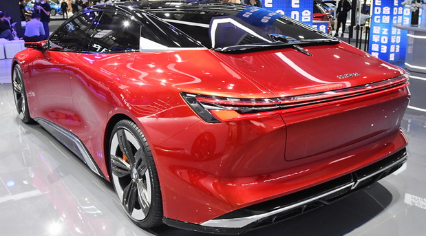 Hycan Concept-S Electric Sports coupe rear side view