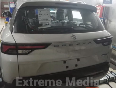 Maruti Suzuki Brezza 2022 Maruti Suzuki Brezza rear view