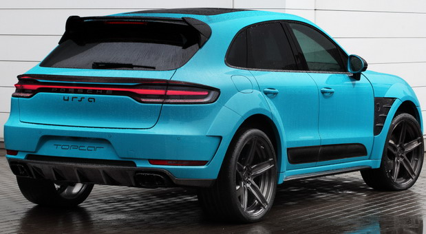 TopCar Porsche Macan New Porsche Macan Ursa 2022 SUV by Topcar rear side view