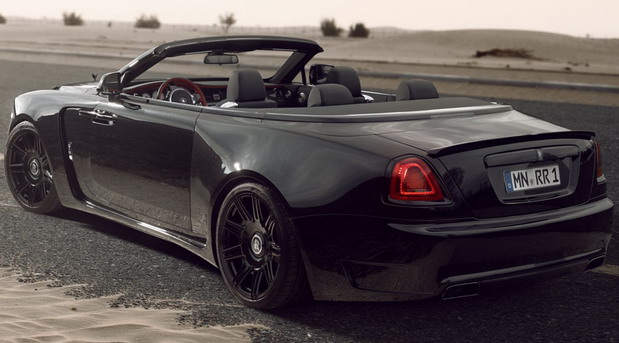 Spofec Rolls-Royce Dawn Black Badge Overdose rear side view