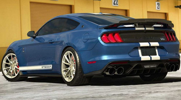 Ford Mustang Shelby GT500KR Ford Mustang Shelby GT500KR rear side view