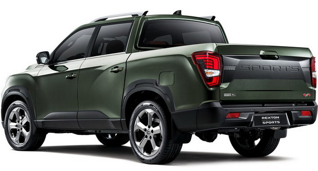 2022 Ssangyong Rexton Sports PickUp 2022 Ssangyong Rexton Sports PickUp rear side view