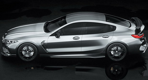Zacoe BMW M8 Gran Coupe  side view