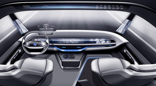 Baidu DeepWay Xingtu Electric Truck Interior Baidu DeepWay Xingtu Electric Truck Interior