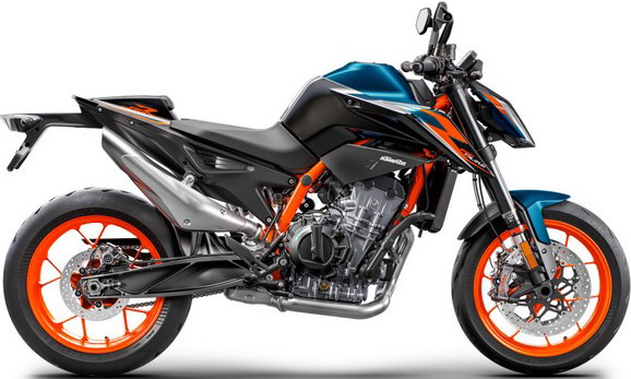 New 2022 KTM 890 Duke side view
