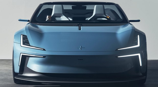 New 2023 VOLVO Polestar O2 Concept front view New 2023 VOLVO Polestar O2 Concept front view
