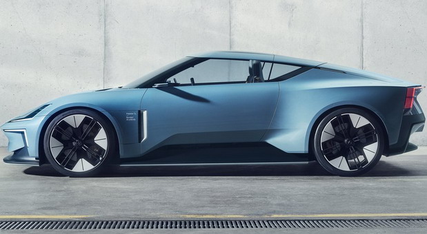 New 2023 VOLVO Polestar O2 Concept side view New 2023 VOLVO Polestar O2 Concept side view