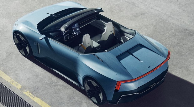 New 2023 VOLVO Polestar O2 Concept top view New 2023 VOLVO Polestar O2 Concept top view
