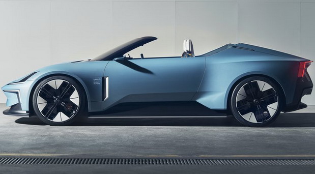 New 2023 VOLVO Polestar O2 Concept side view New 2023 VOLVO Polestar O2 Concept side view