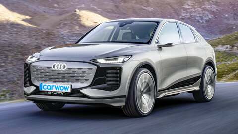 2022 Audi Q6 e-tron rendering front-view