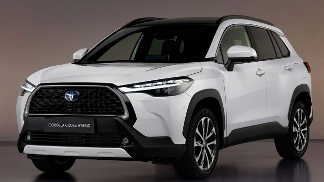 2022 Toyota Corolla Cross subcompact SUV 2022 Toyota Corolla Cross subcompact SUV front side view