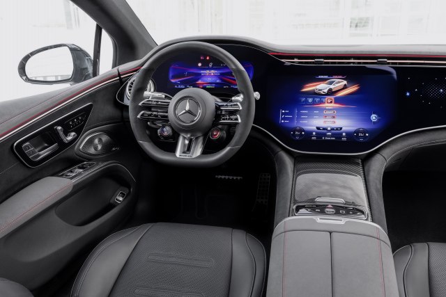 2023 Mercedes-AMG EQS 53 Electric Sedan interior view