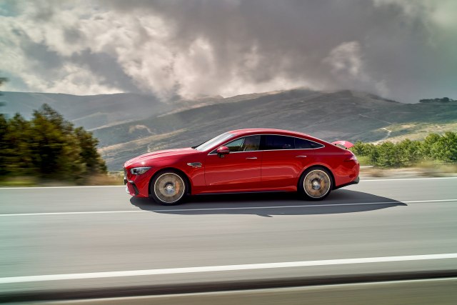Mercedes-AMG GT 63 S E Performance Hybrid 2023 side view