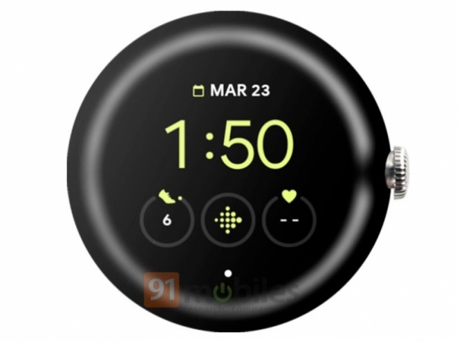 A new render of the Google Pixel Watch has appeared