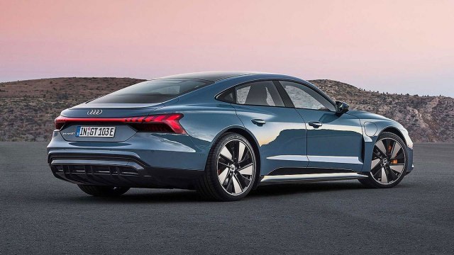 Audi e-Tron GT rear side view
