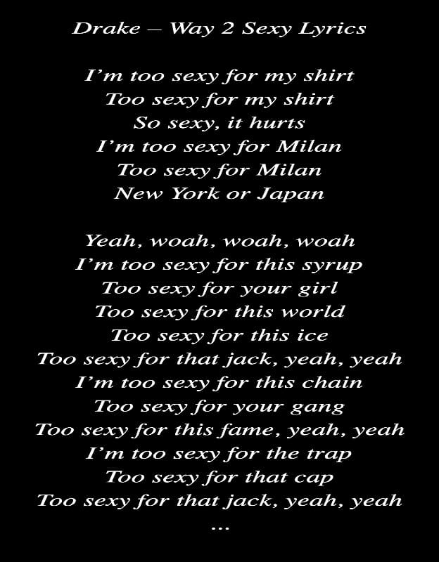 Drake – Way 2 Sexy Lyrics Photo (Photo by AZ World News)