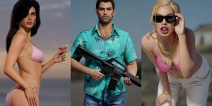 GTA Trilogy Remastered scenes from game