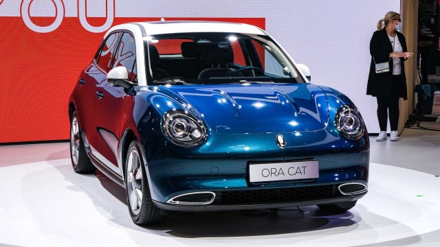2022 GWM Ora Cat Electric Hatchback front view