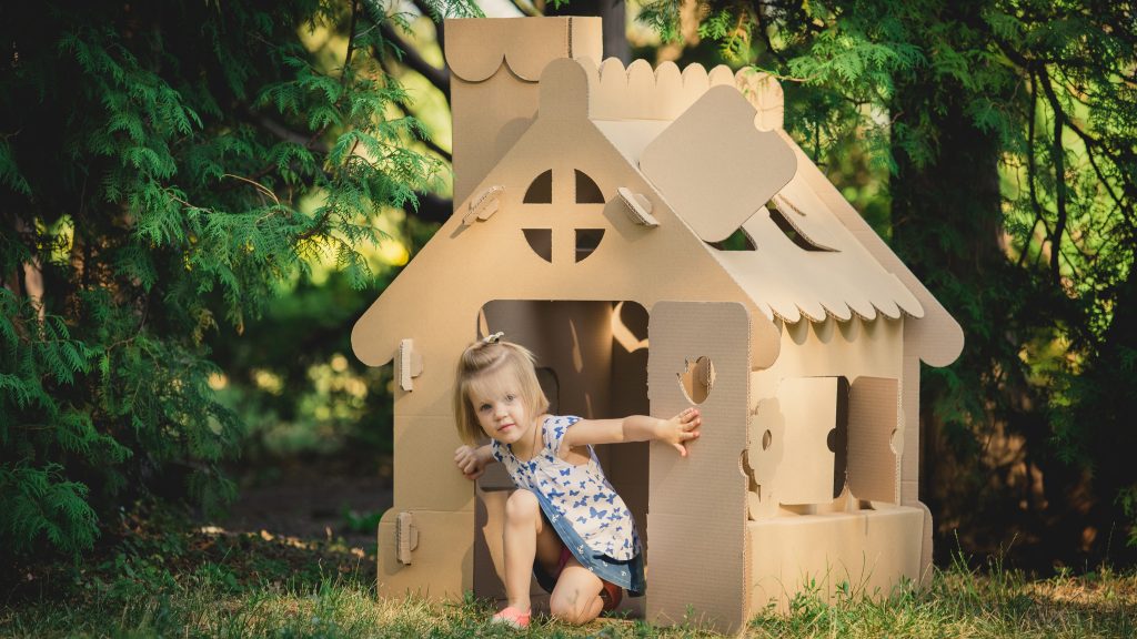 How to make a cardboard house How to make a cardboard house