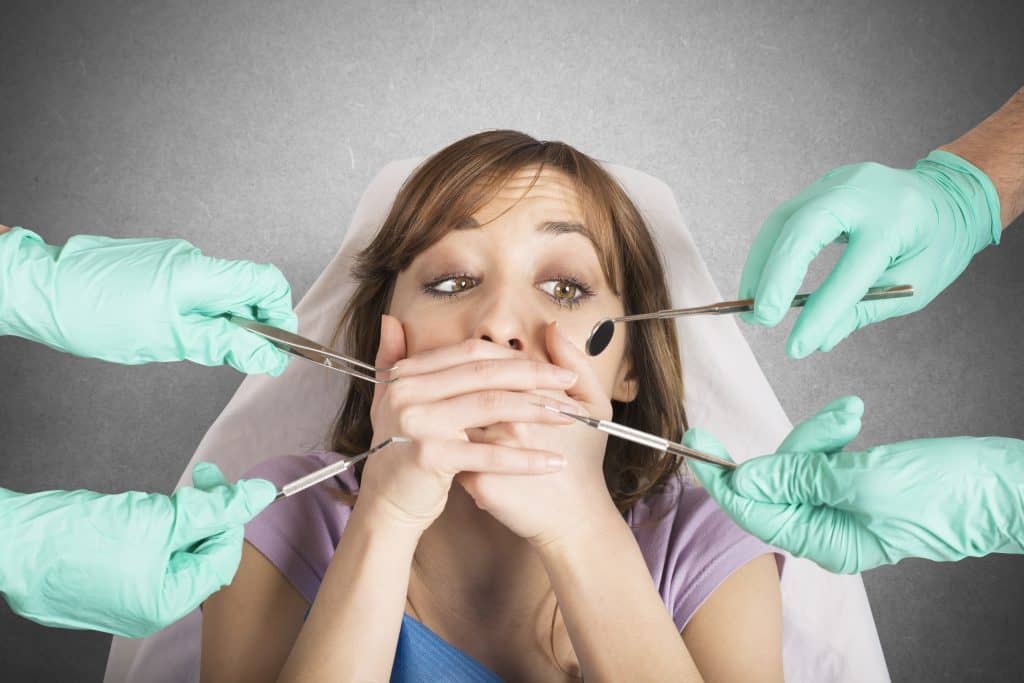 Fear of dentists in adults 