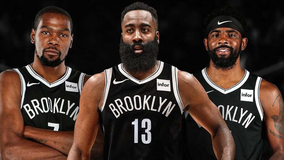 Kevin-Durant-Kyrie-Irving-James-Harden-bklyn nets