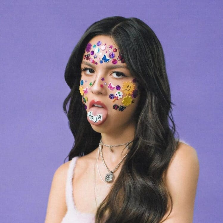 Olivia Rodrigo album sour album cover