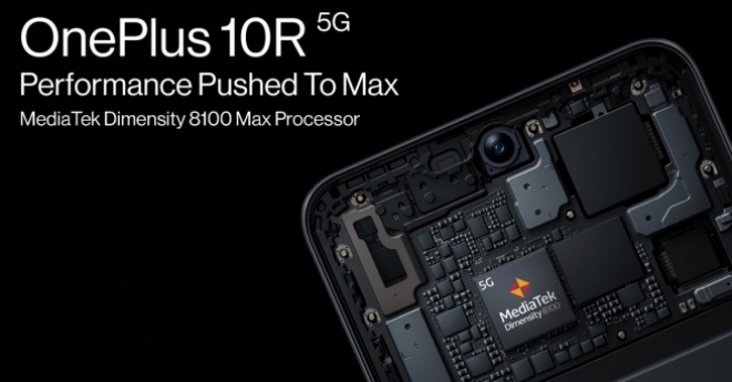 OnePlus 10R OnePlus has confirmed the exclusive MediaTek Dimensity 8100-MAX coming to the OnePlus 10R