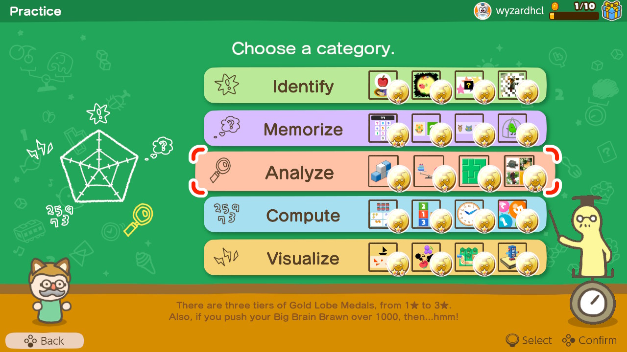 Big Brain Academy: Brain Vs. Brain Nintendo Switch Big Brain Academy: Brain Vs. Brain Nintendo Switch