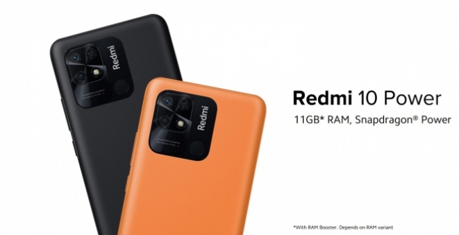 Redmi 10 Power presented with leather back, more RAM
