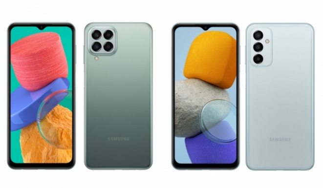 Galaxy M33 and Galaxy M23 front and back view Samsung has officially introduced the Galaxy M33 and M23