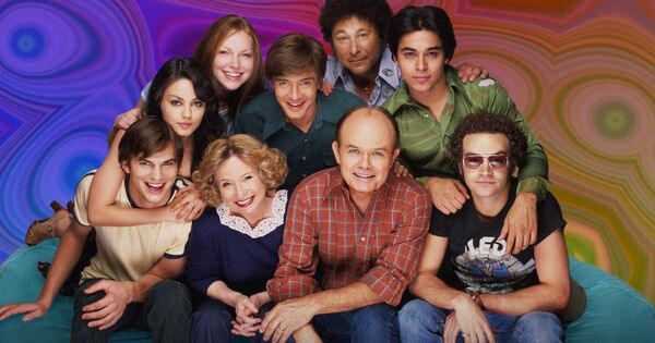 That '70s Show Cast Topher Grace, Laura Prepon, Ashton Kutcher, Mila Kunis, Danny Masterson, Laura Wilmer Valderrama