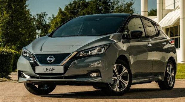 Nissan Leaf front side view Nissan Leaf front side view